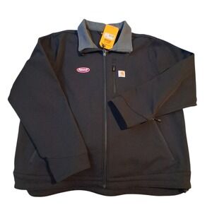 Carhartt Peterbilt Rain Defender Mens size 2XL Soft Shell DWR Workwear Jacket